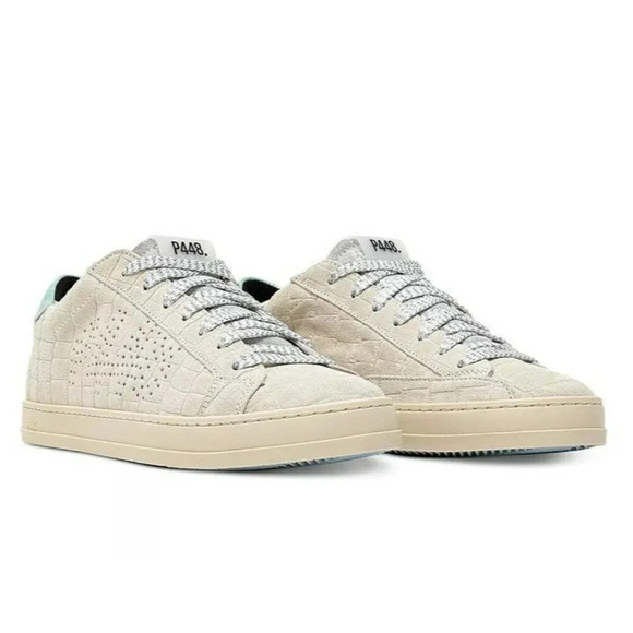P448 Women's John Perforated Low Top Sneakers Quebec Size 40 (MSRP $298) - Picture 1 of 9